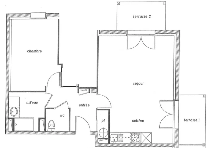 Moderne 51m² à Luchon - 4 Pers, Terrasse, Parking - Fr-1-313-241 *